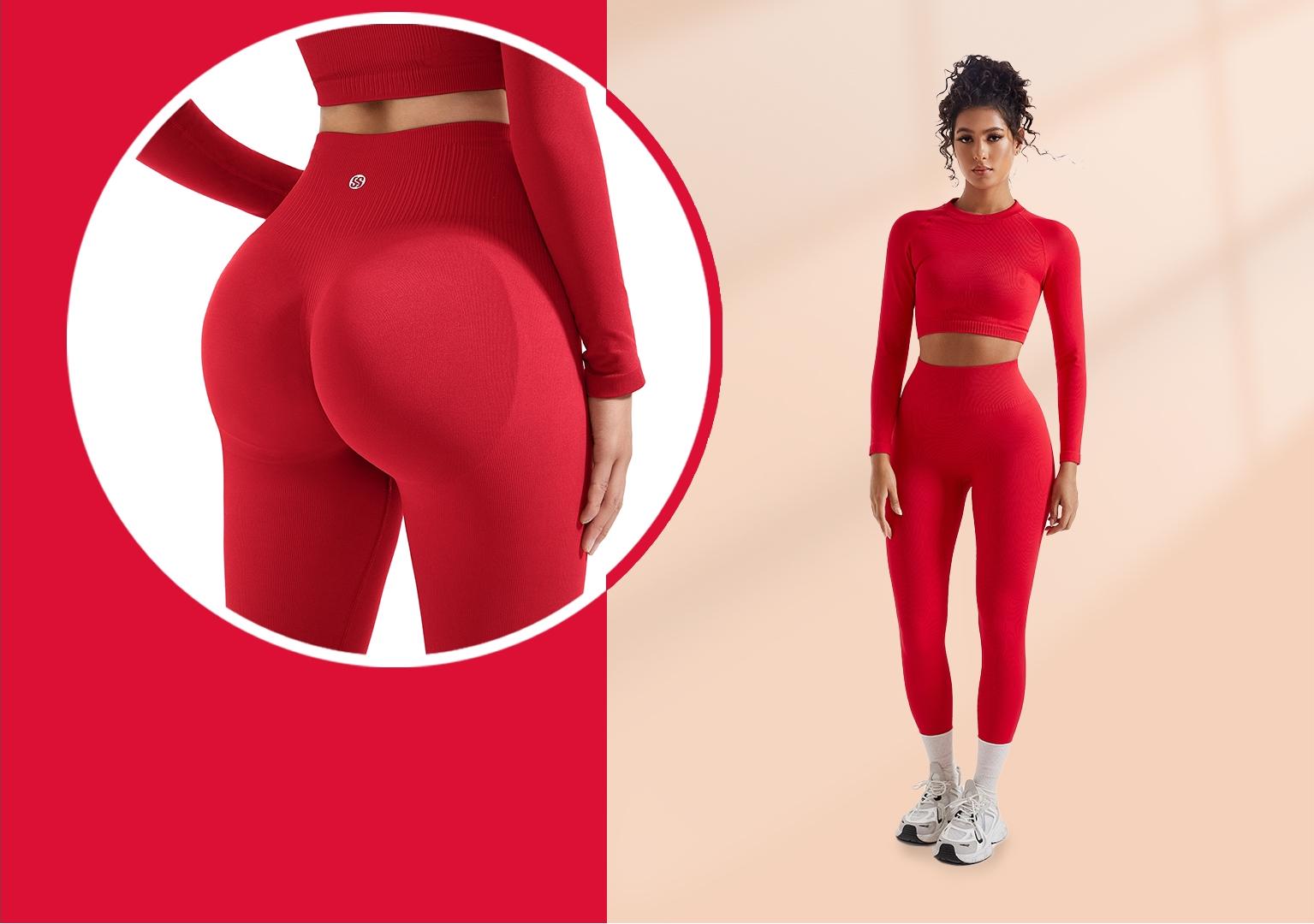 Amazon.com: SUUKSESS Women 2 Piece Workout Sets Hidden Scrunch Hip